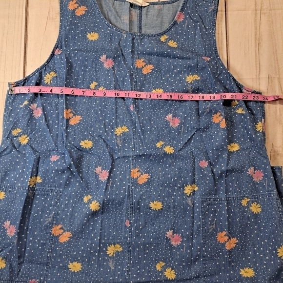 NWT CJ Banks Floral Denim Dress 20/22W - Picture 14 of 15